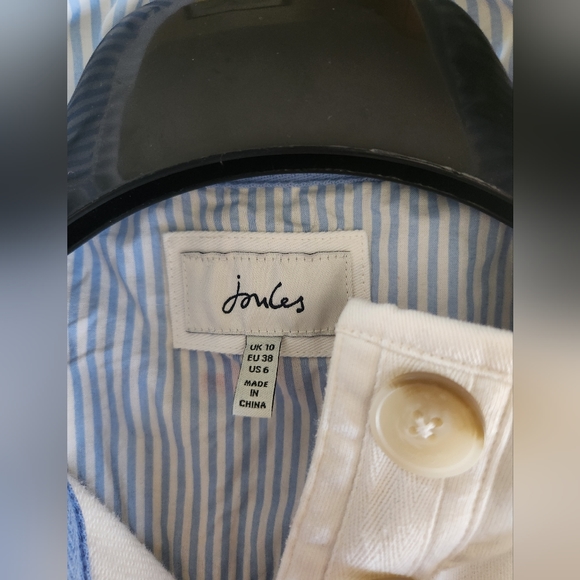 Joules Funnel Neck Heavyweight Cotton Top - Picture 2 of 5